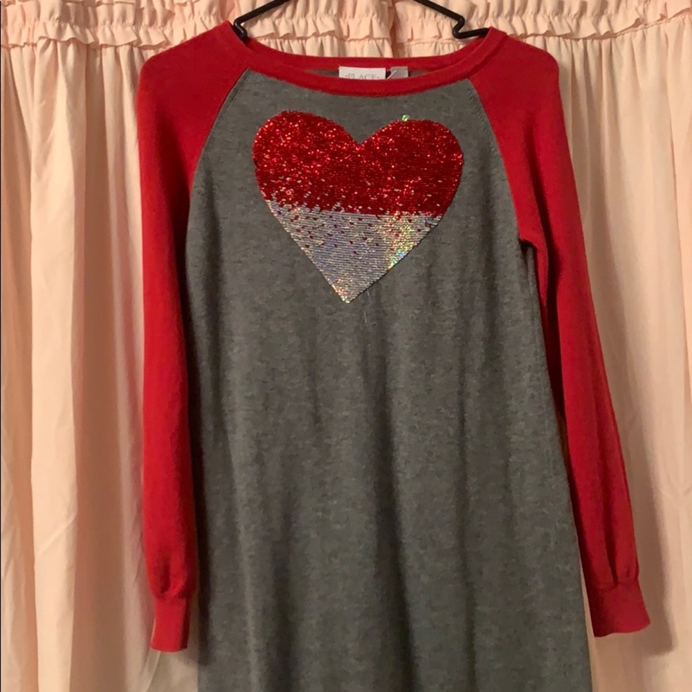 Girls Valentine’s Sweater dress!